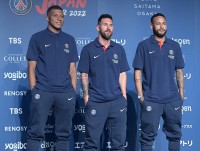 『エアトリ presents PSG JAPAN TOUR 2022』開幕記者会見の様子