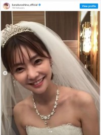 倉科カナ、ウエディングドレス姿公開 ※「倉科カナ」インスタグラム