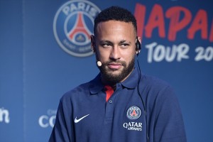 ネイマール、『エアトリ presents PSG JAPAN TOUR 2022』開幕記者会見に登場
