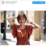 【写真】真野恵里菜、夫撮影のスペイン散歩ショット披露「ショートボブ可愛い」「岳カメラ最高」