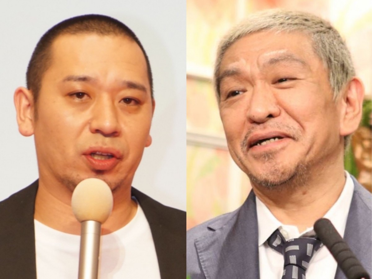 (左から)大悟、松本人志