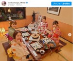 「乃木恋」1,000万ダウンロード記念ムービー『1期生で行こう！』オフショット　※「和田まあや」インスタグラム