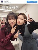 【写真】清原果耶＆小芝風花、密着仲良しショット