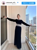 【写真】真木よう子、ブラックロングドレスで大人の魅力