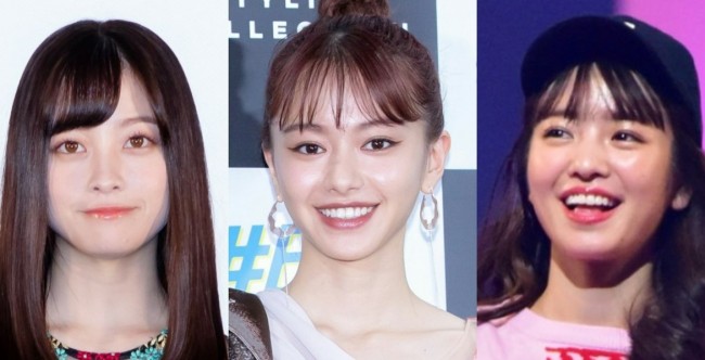 （左から）橋本環奈、山本舞香、横田真悠