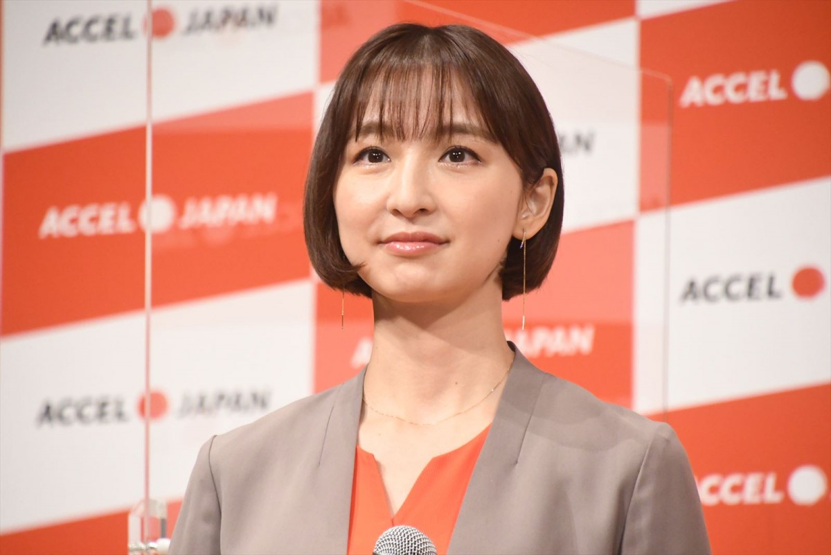 「ACCEL JAPAN」プロジェクト始動発表会に出席した篠田麻里子