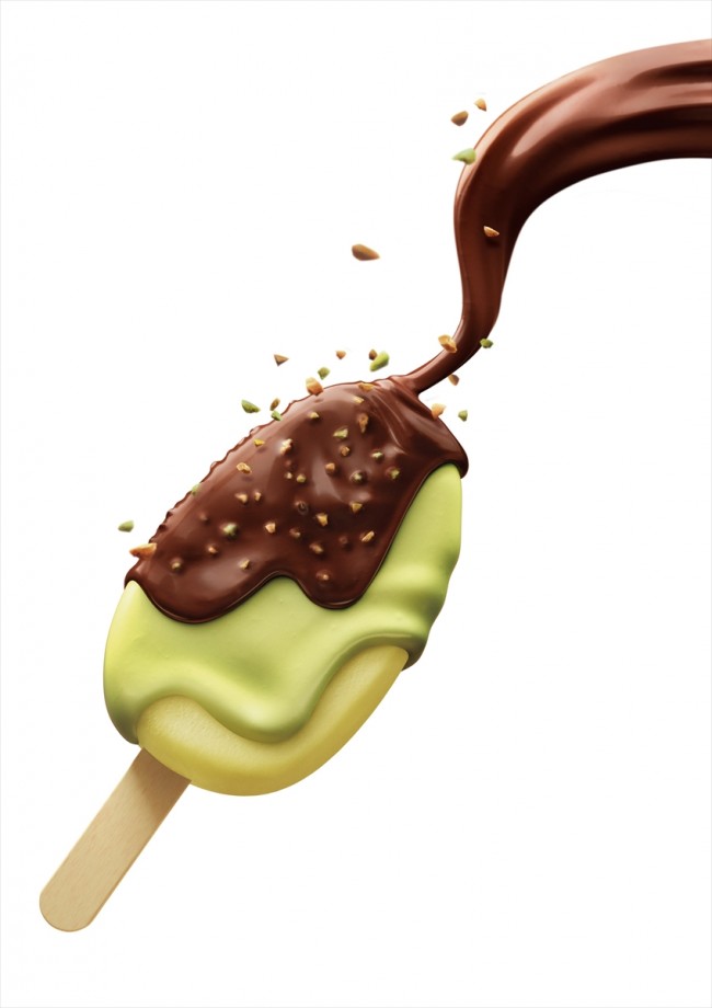 パルム新作は「ピスタチオ＆チョコレート」　禁断の2層がけチョコで“大人をワクワクさせるバーアイス”