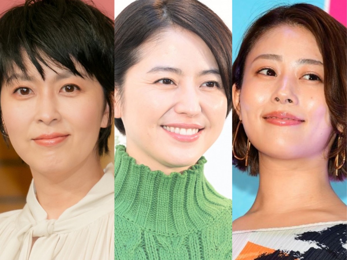 (左から)松たか子、長澤まさみ、高畑充希
