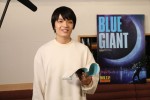 映画『BLUE GIANT』のアフレコに挑む岡山天音