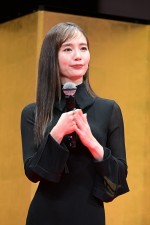 中村ゆり、映画『嘘八百 なにわ夢の陣』完成披露試写会に登場