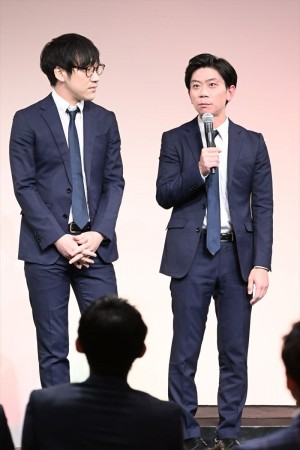 キュウ、「M-1グランプリ2022」決勝進出者発表会見に登場