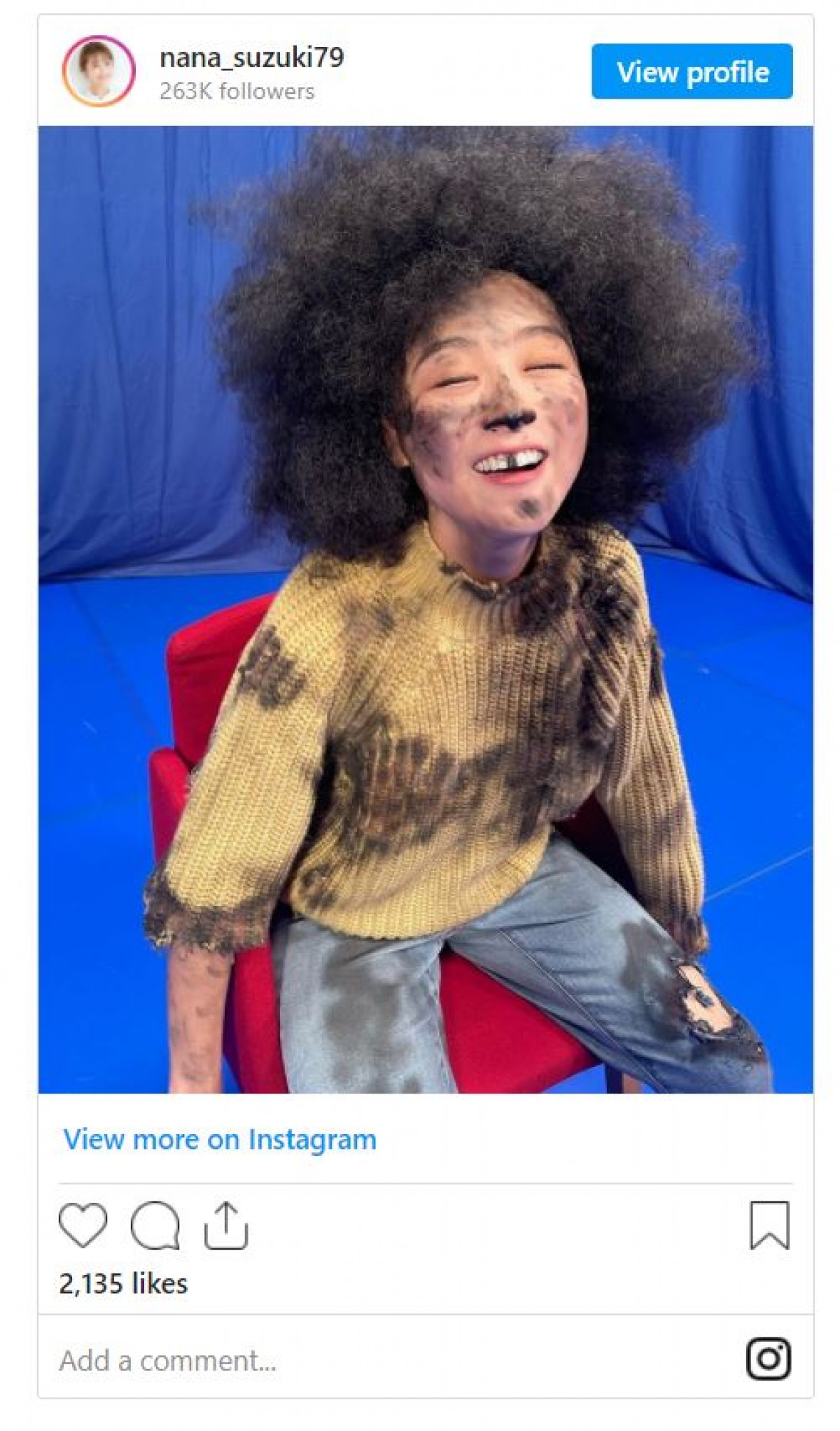 鈴木奈々、“爆発”後の笑顔ショットに反響「いつから芸人になったの」「生き生きしてますね」