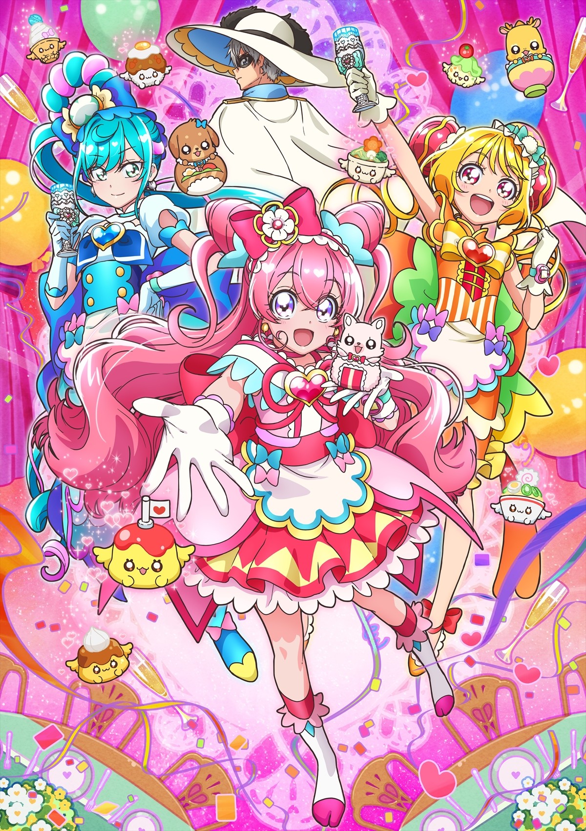 『デリシャスパーティ・プリキュア』ビジュアル公開　キーワードは“ごはんは笑顔”