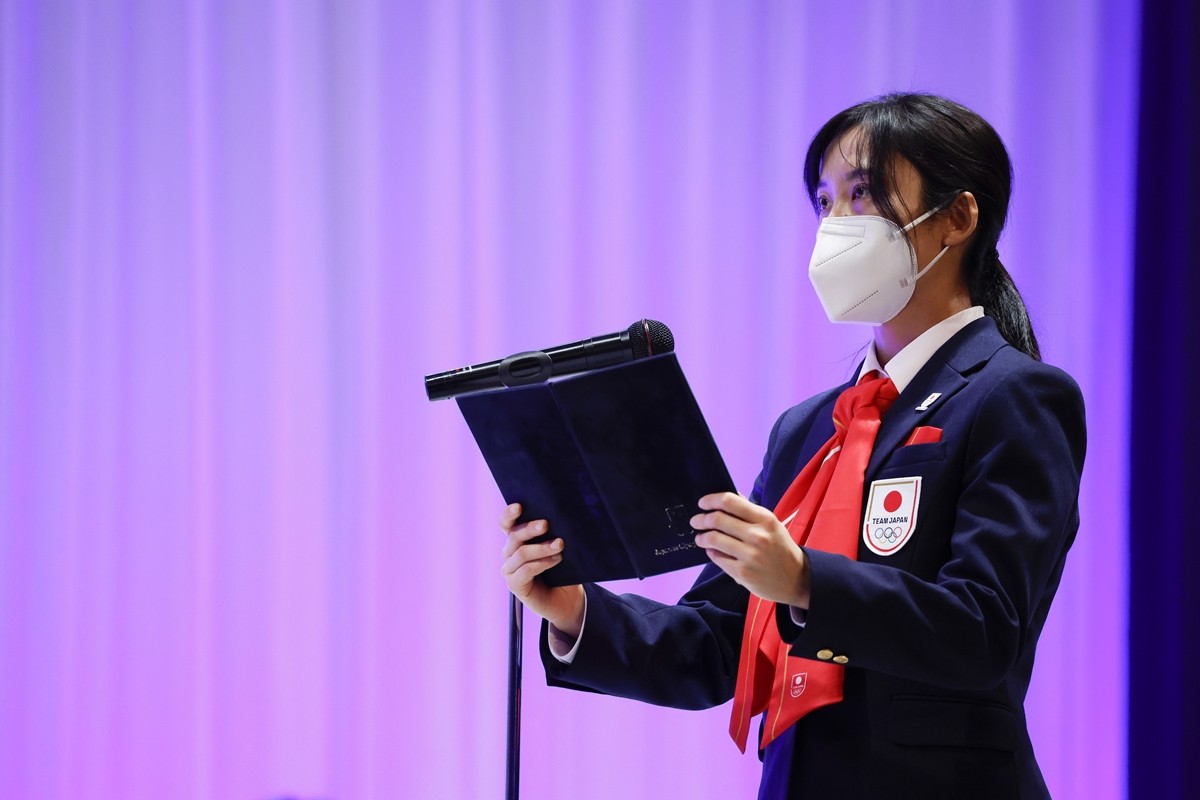 『第24回オリンピック冬季競技大会(2022/北京)TEAM JAPAN 結団式』の様子