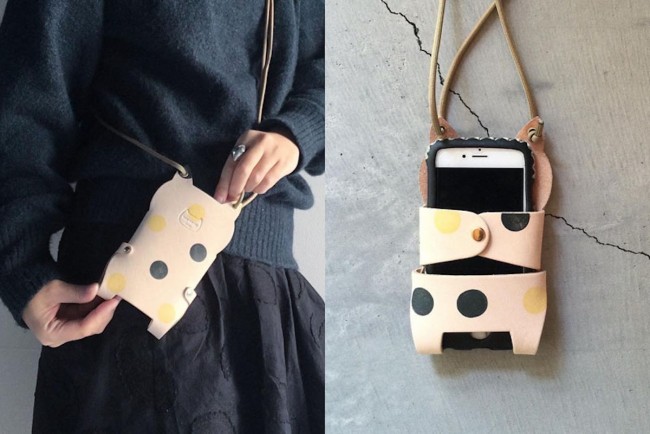 「だっこ猫スマホポシェット」予約開始！　ファッションに合わせやすい全8色を展開