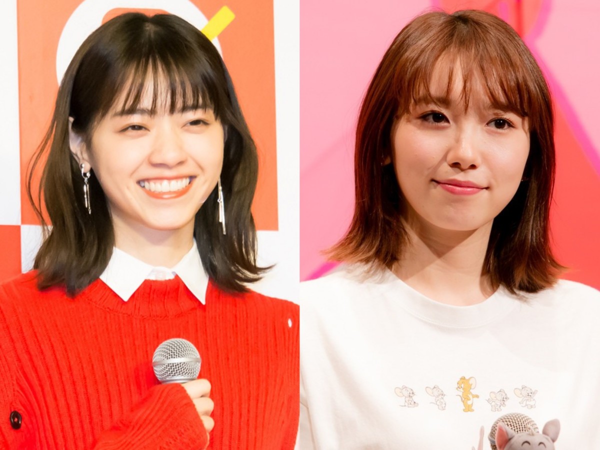(左から)西野七瀬、飯豊まりえ