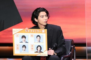 TBS DRAMA COLLECTION 2022 Spring!!　日曜劇場『マイファミリー』会見に登場した賀来賢人