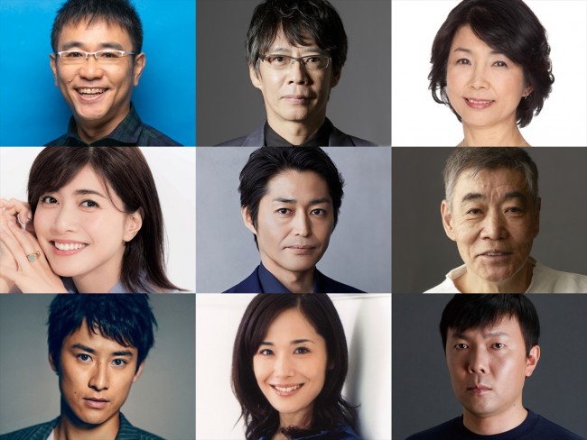 ドラマ『未来への10カウント』に出演する(上段左から)八嶋智人、生瀬勝久、市毛良枝、(中段左から)内田有紀、安田顕、柄本明、(下段左から)馬場徹、富田靖子、オラキオ