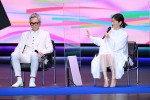 TBS DRAMA COLLECTION 2022 Spring!!　火曜ドラマ『持続可能な恋ですか？～父と娘の結婚行進曲～』会見に登場した（左から）松重豊、上野樹里