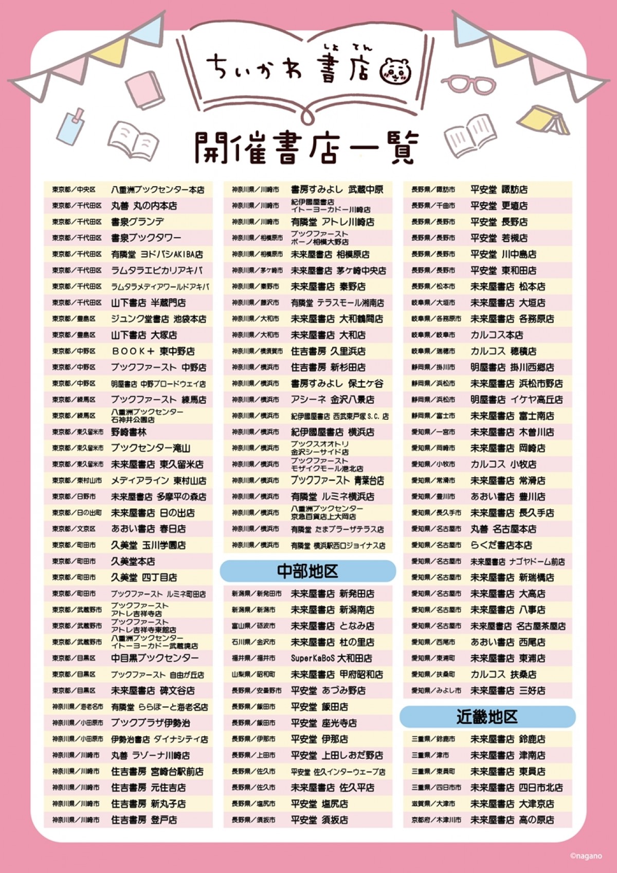 　“ちいかわ”と本屋さんのコラボグッズ「ちいかわ書店」発売！