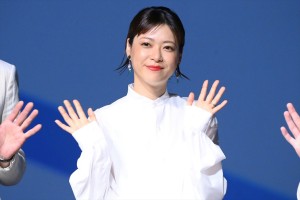 TBS DRAMA COLLECTION 2022 Spring!!　火曜ドラマ『持続可能な恋ですか？～父と娘の結婚行進曲～』会見に登場した上野樹里