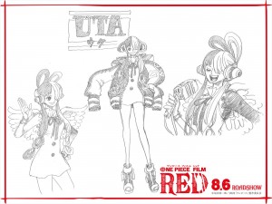 『ONE PIECE FILM RED』よりウタ設定画