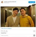 妻夫木聡とトニー・レオン　※「妻夫木聡」インスタグラム