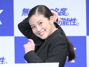 「SCSK株式会社 CM発表会」に出席した今田美桜