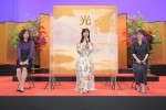 2024年大河ドラマ『光る君へ』（左から）制作統括の内田ゆき、主演の吉高由里子、脚本の大石静
