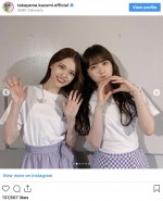 乃木坂46・10周年ライブのオフショット　※「高山一実」インスタグラム
