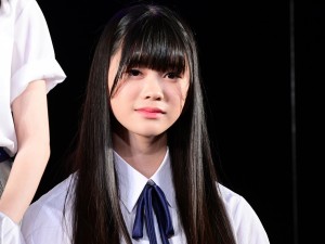 AKB48第17期生お披露目会に出席した新メンバー・畠山希美
