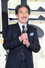 役所広司、映画『峠 最後のサムライ』完成披露試写会に登場