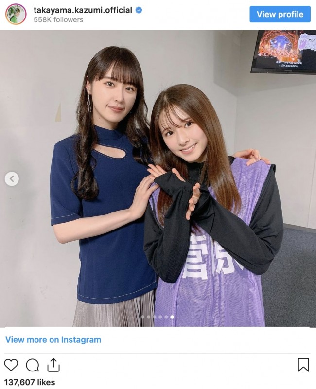 写真）高山一実、乃木坂46・5期生菅原咲月の報告に感激 「それ楽しみに