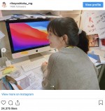 吉岡里帆『ハケンアニメ！』のオフショット　※「吉岡里帆マネージャー」インスタグラム