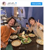 【写真】結婚記念日に夫婦でインド料理を堪能した上野樹里×和田唱