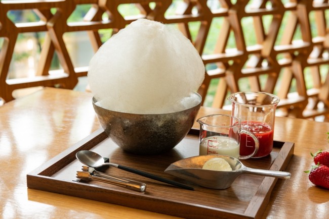 自由研究をイメージした「かき氷」東京・青山に登場！　好みの食べ方が楽しめる一品