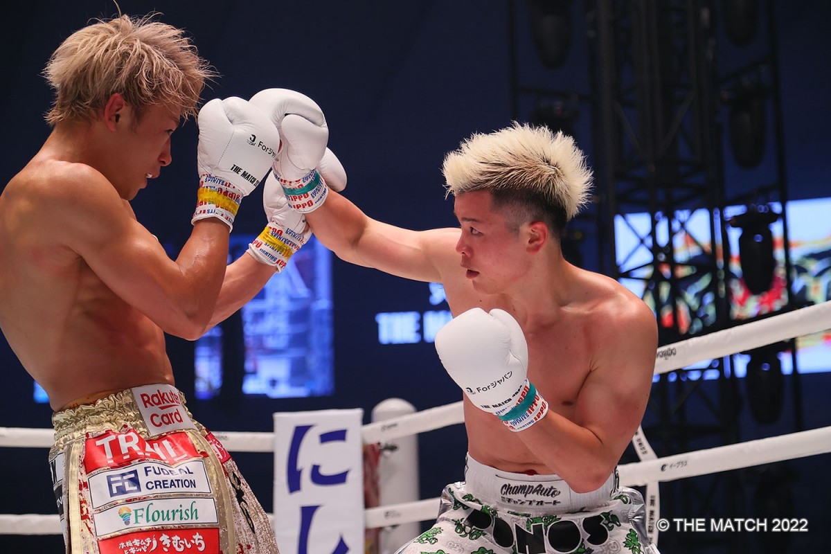 『THE MATCH』対戦表明から6年7ヵ月　那須川天心が判定で武尊に勝利