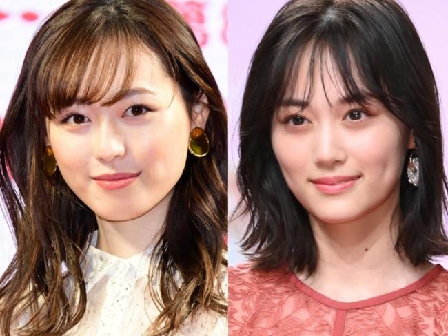 （左から）福原遥、山下美月