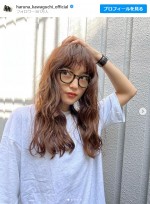 新ヘアスタイルの川口春奈　※「川口春奈」インスタグラム