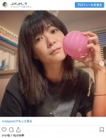 「髪伸ばしてるよ」と報告した上野樹里　※「上野樹里」インスタグラム