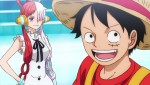 『ONE PIECE FILM RED』より（左から）歌姫ウタ、ルフィ