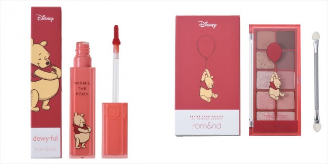プーさんデザインの「ロムアンド」発売へ! 「ディズニーストア」とコラボ