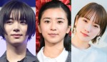 （左から）池田エライザ、黒島結菜、川栄李奈