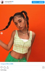 みちょぱ、可愛すぎるポップなツインテール姿※「みちょぱ（池田美優）」インスタグラム