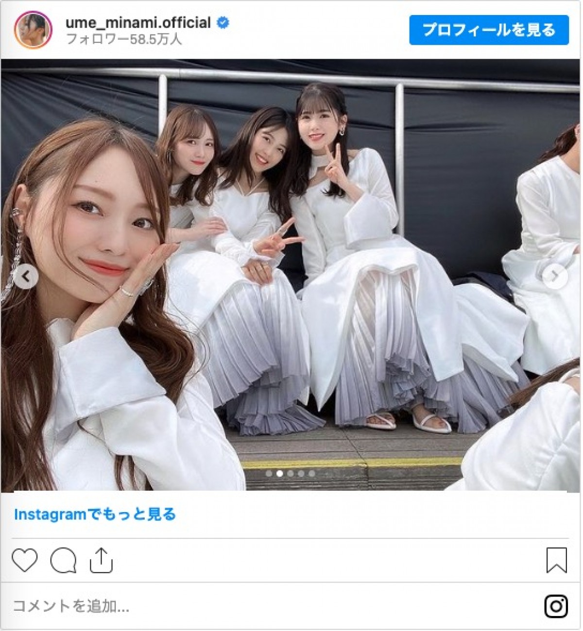 乃木坂46・梅澤美波、齋藤飛鳥ラストシングルMVのオフショットを複数公開　「飛鳥ちゃんの目がクリクリ」「みんな可愛い」