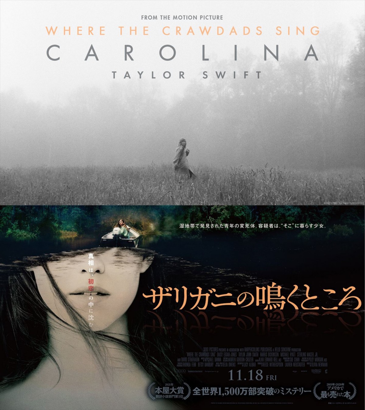 映画『ザリガニの鳴くところ』リリックビデオ映像画像