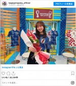 『FIFAワールドカップ64』MCを卒業を報告した日向坂46・影山優佳　※「日向坂46・影山優佳」インスタグラム