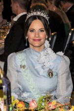 スウェーデン王室ソフィア妃、ノーベル賞晩さん会に出席