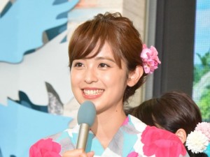 5月にNBA・渡邊雄太選手と結婚を発表した久慈暁子（2018年撮影）