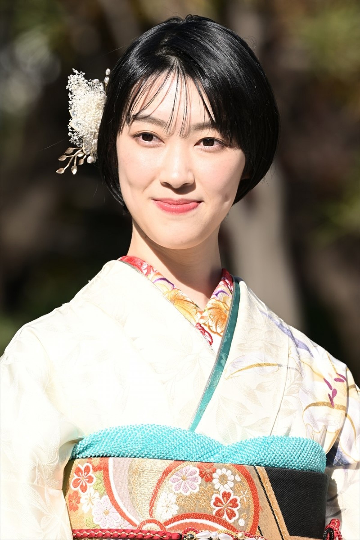 『舞いあがれ！』浅田芭路、晴れ着姿で挨拶「普段は無邪気です」　福原遥への憧れも語る